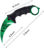 Green Karambit Knife