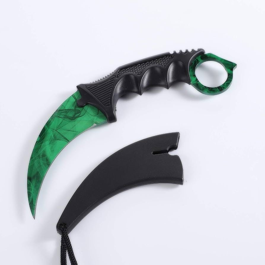 Green Karambit Knife