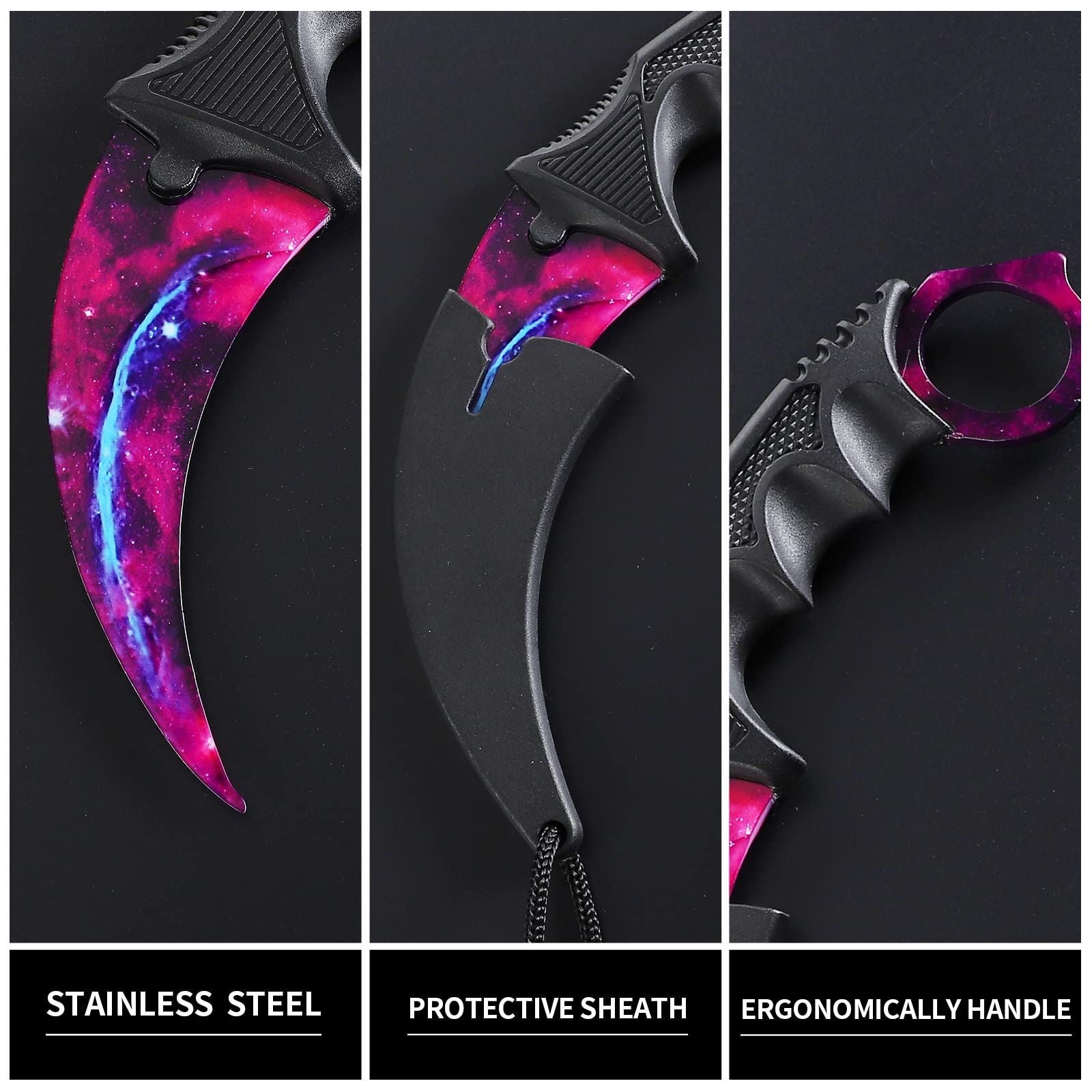 Galaxy Karambit Knife