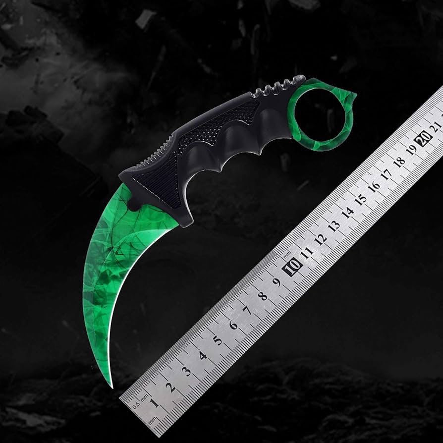 Green Karambit Knife